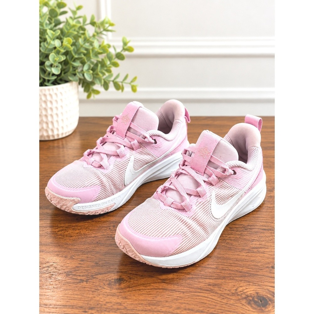 Nike Star Runner 4 Big Kids Running Shoes Pink Foam White DX7614-602 Size 3Y